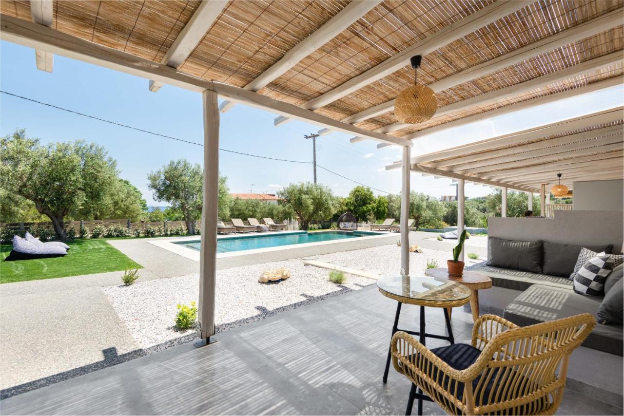 "Four Olives" Luxury Rooms, Afitos #Feelslikehome Exterior foto